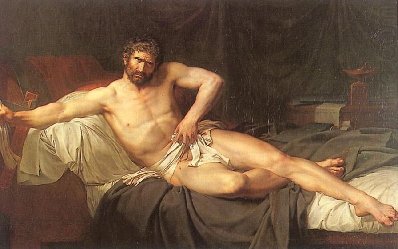 Death of Cato of Utica, Lethiere, Guillaume Guillon